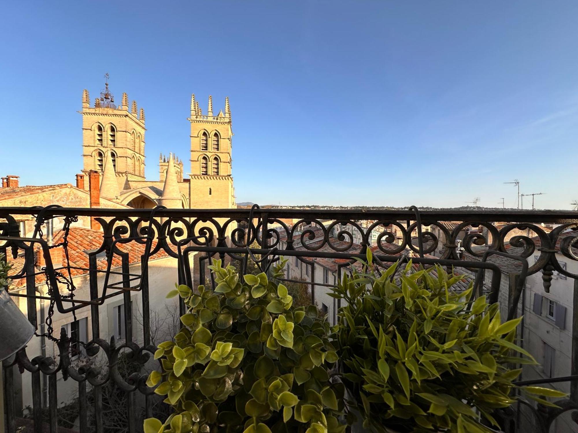 La Terrasse, Vue Sur Les Toits De Montpellierアパートメント エクステリア 写真