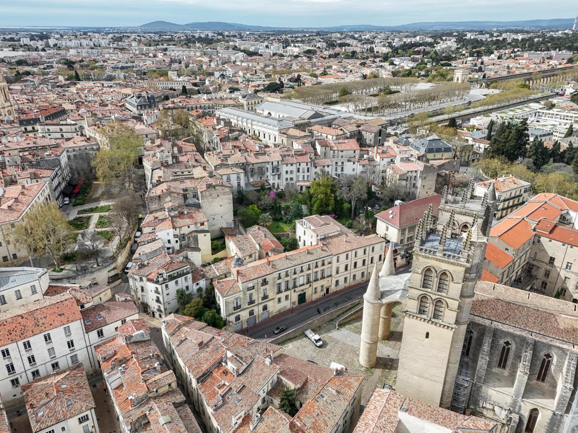 La Terrasse, Vue Sur Les Toits De Montpellierアパートメント エクステリア 写真